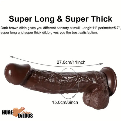 11in Big Silicone Soft Dildo Adult Durable Sex Toy For Women Men Sex