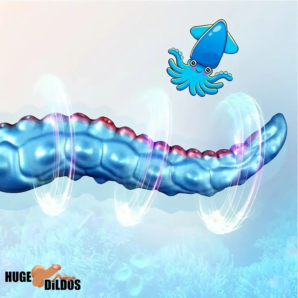 13.7in Big Long Real Tentacle Silicone Soft Dildo Penis Vaginal Expander