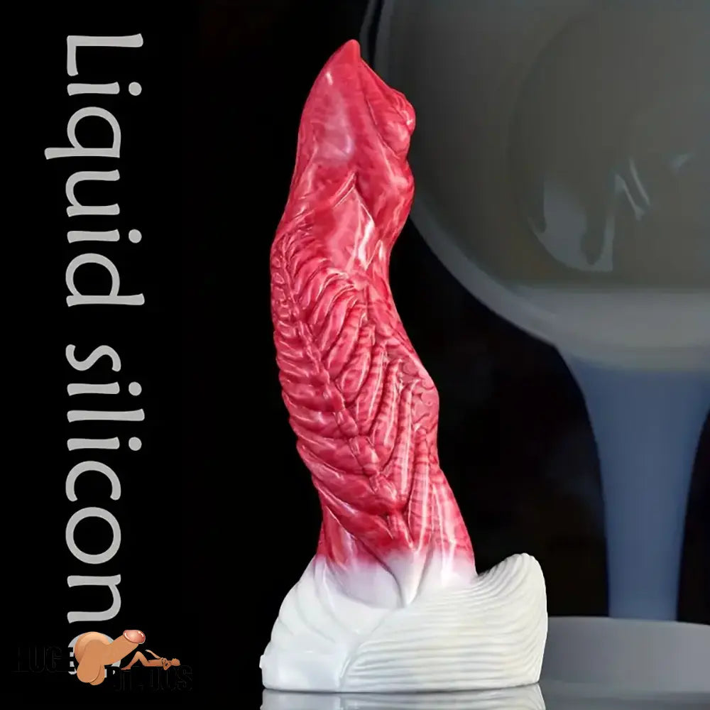 9.06in Real Cock Big Monster Penis Soft Silicone Dildo Suction Cup Base