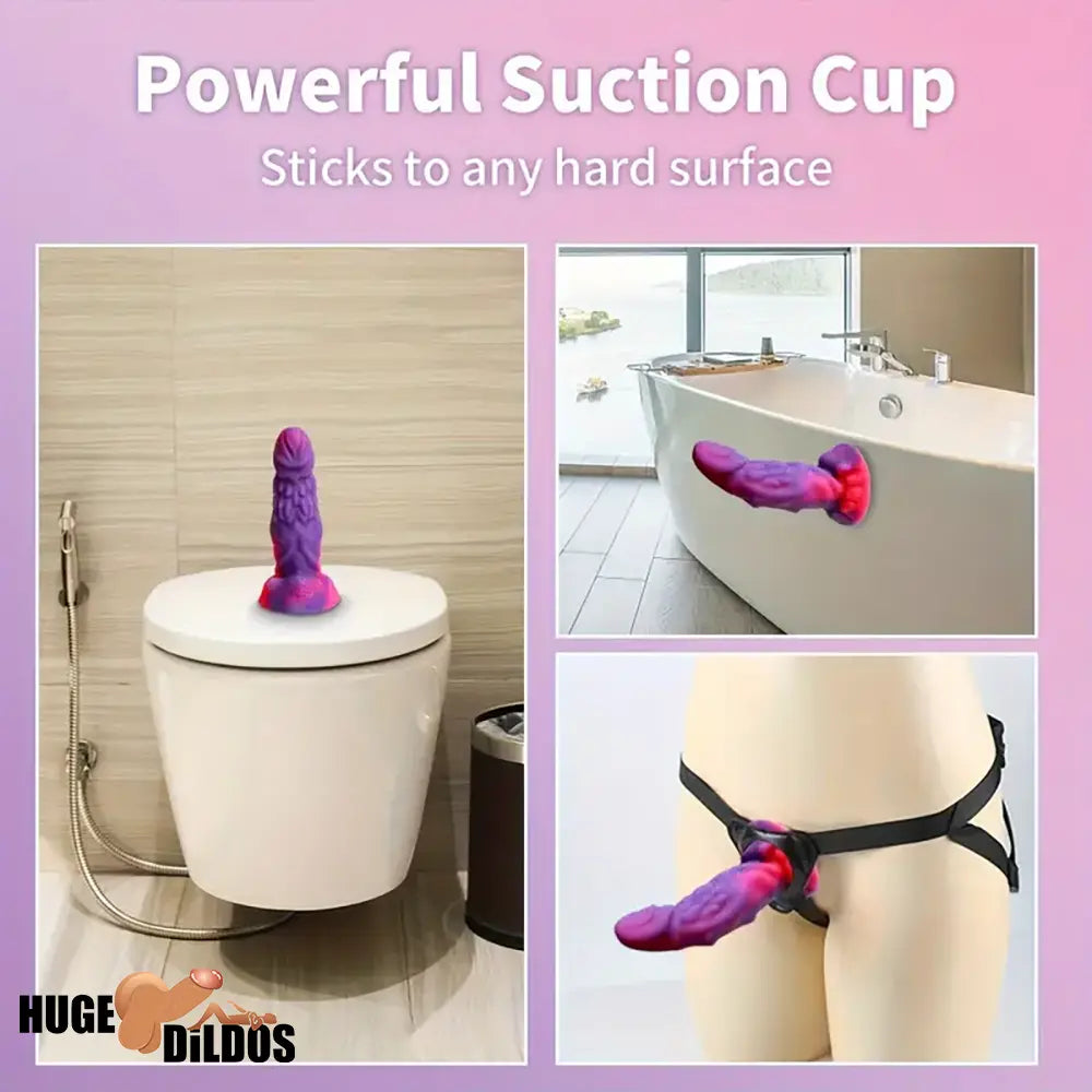 5.9in Silicone Female Fantasy Monster Dildo For Ultimate Pleasure Indoor