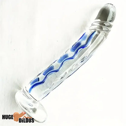 6.5in Premium Crystal Glass Dildo Sex Toy For Vagina Glass Cock Sex Toy
