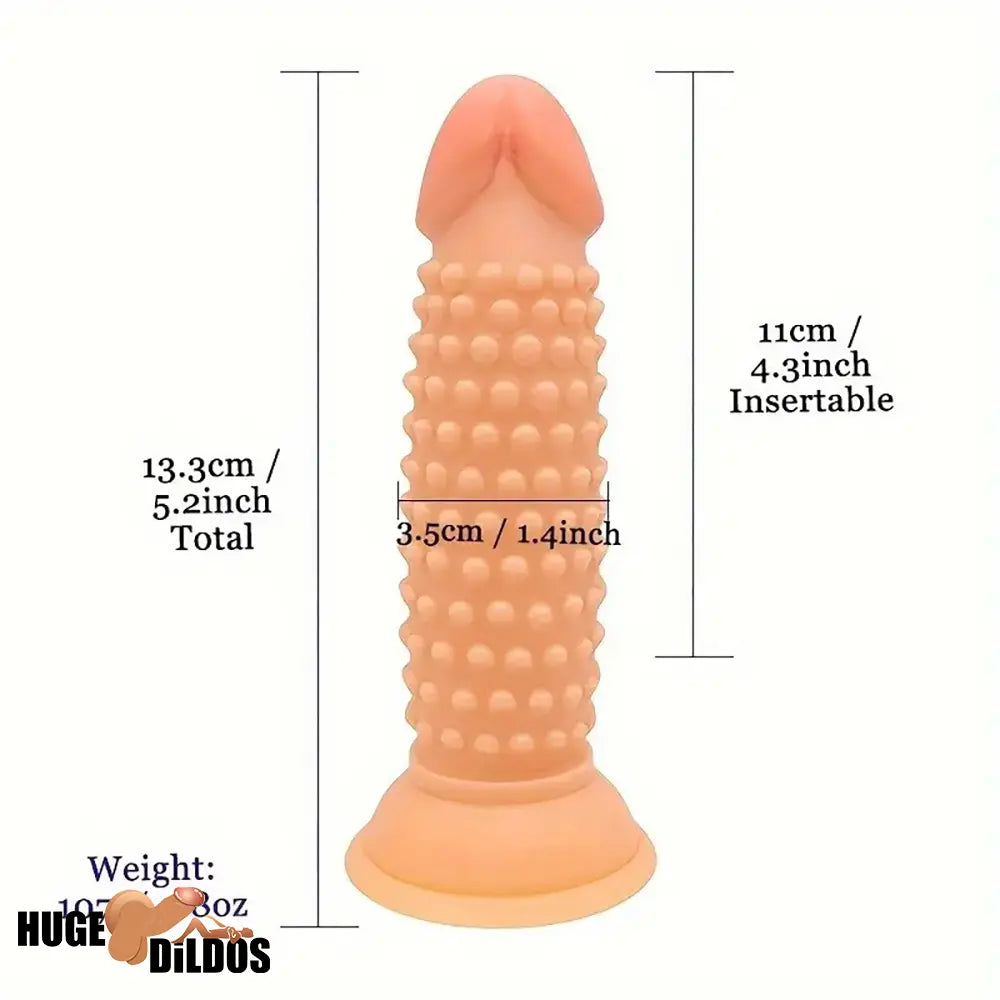 5.2in Spiked Dildo For Anal Expansion Adult Sex Toy For Hands-Free Play