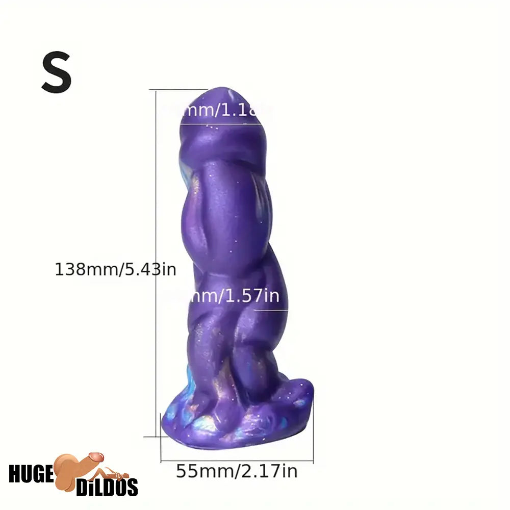 5.43in 7.48in 9.25in Lifelike Silicone Soft Monster Dildo For Cock Expansion