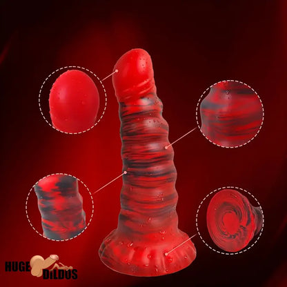 7in 8.7in Fantasy Big Silicone Soft Fat Dildo For G-Spot Anal Stimulation Sex