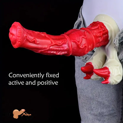 10.04in Big Animal Horse Cock Silicone Soft Cock Dildo For Play Dilator
