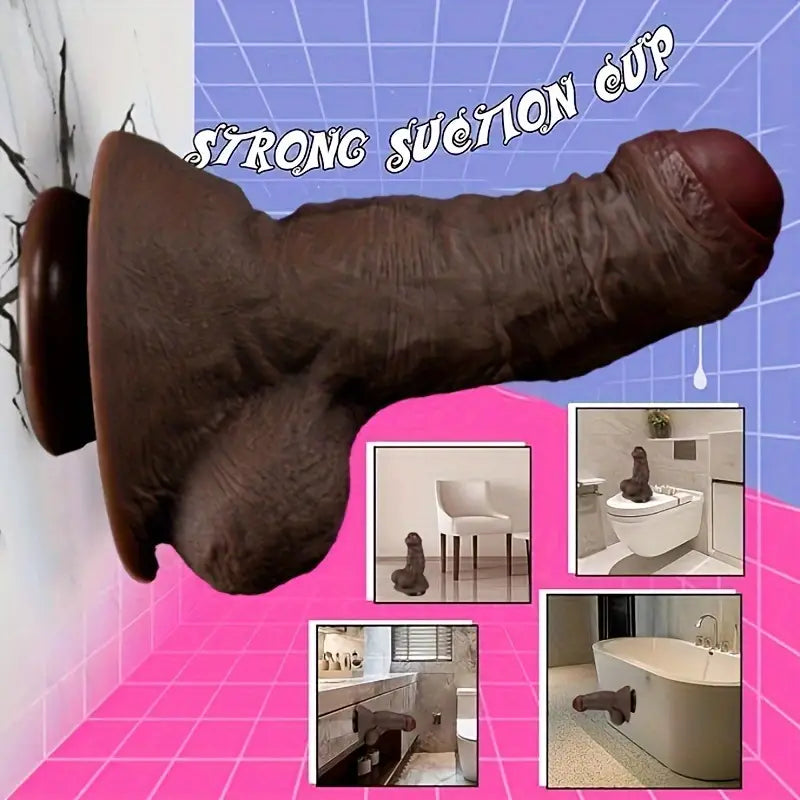 7.87in Superb Skin Thick Real Feeling Lifelike Silicone Dildo For Women