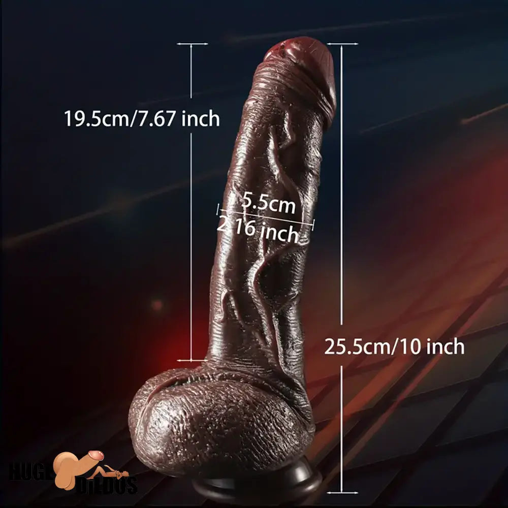 10in Realistic Skin Feel Like Soft Liquid Silicone Dildo For Prostate Massager