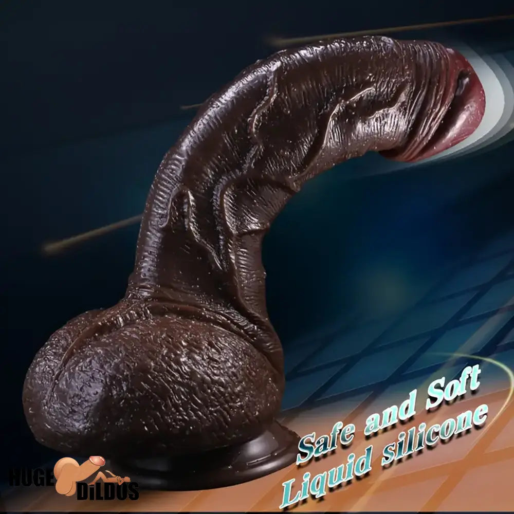10in Realistic Skin Feel Like Soft Liquid Silicone Dildo For Prostate Massager