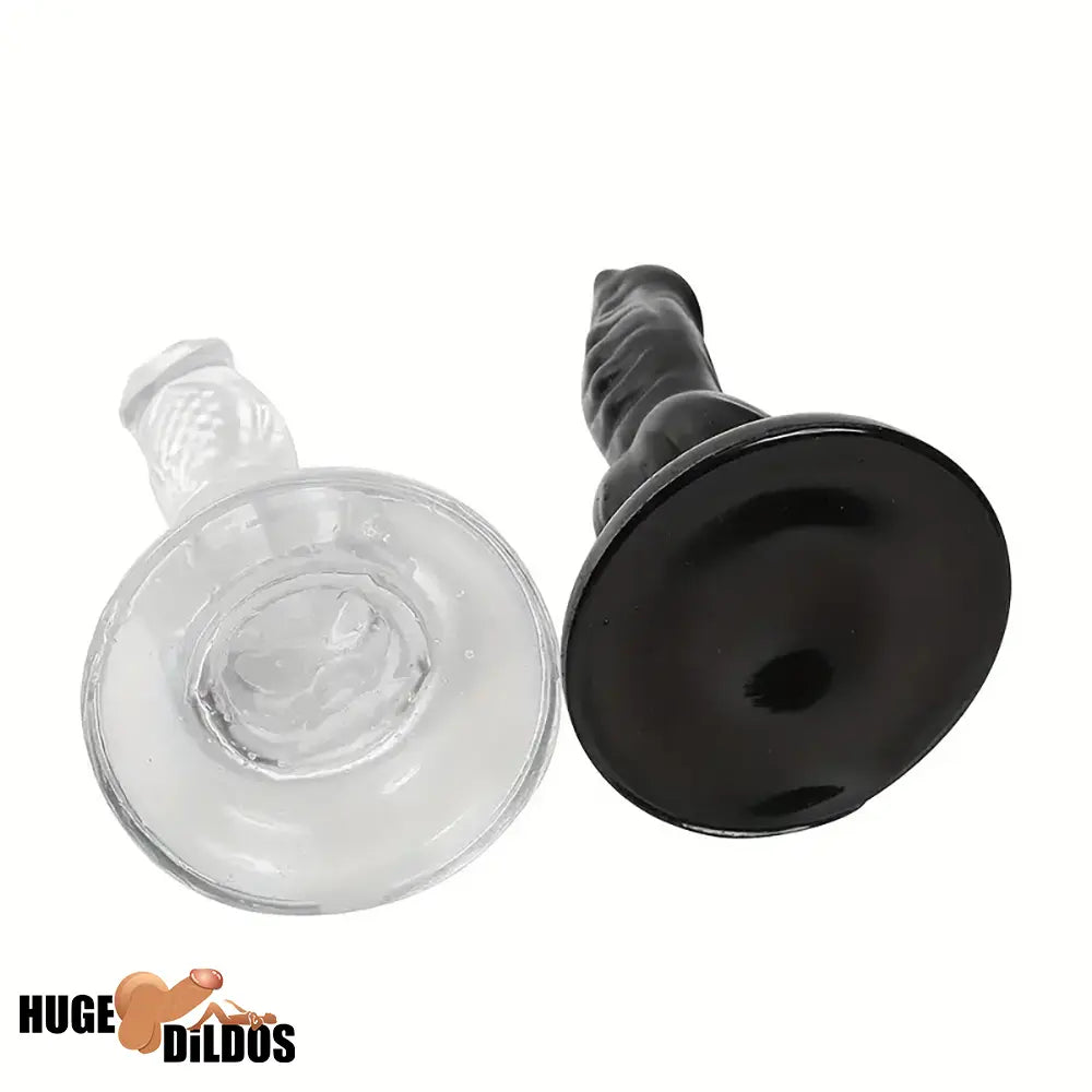 6.69in Clear Animal Dog Cock Dildo For G-Spot Vaginal Anal Sex Stimulation