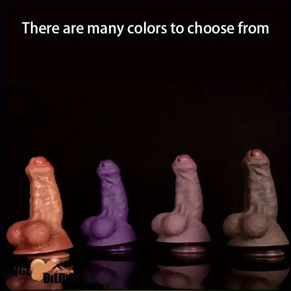 7.87in Lifelike Thick Silicone Soft Dildo For Anal Expansion Adult Cock Toy