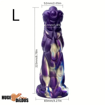 6.1in 7.6in 8.78in Silicone Soft Dragon Monster Dildo For Clit Anal Sex Toy
