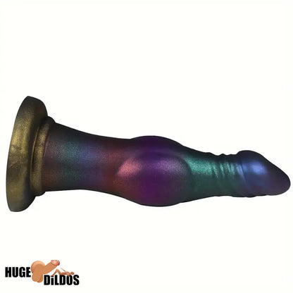 7.28in Fantasy Monster Dog Knot Silicone Soft Cock Dildo For Prostate