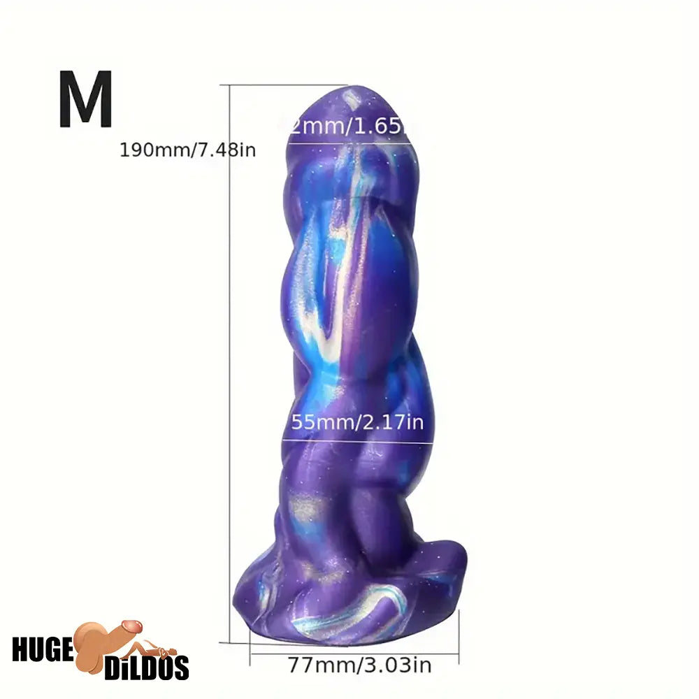 5.43in 7.48in 9.25in Lifelike Silicone Soft Monster Dildo For Cock Expansion