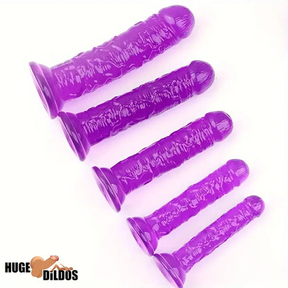 5.31in 5.51in 6.3in 7.09in 7.87in Crystal Dildo For Women Anal Clit Stimulation