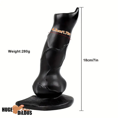 7in Real Animal Dog Knot Dildo Penis Anal Expander For Sex Stimulation