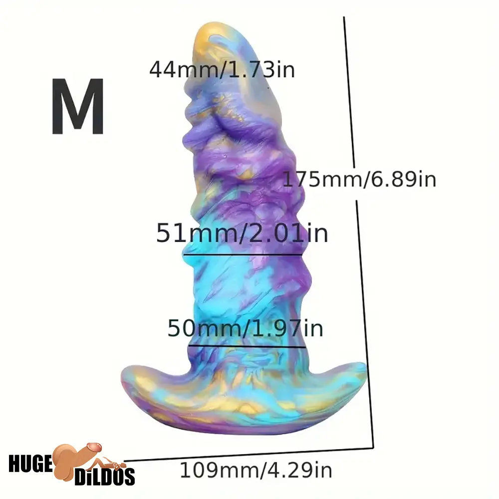 5.51in 6.89in 8.46in Fantasy Monster Silicone Soft Cock Dildo For Play Anywhere