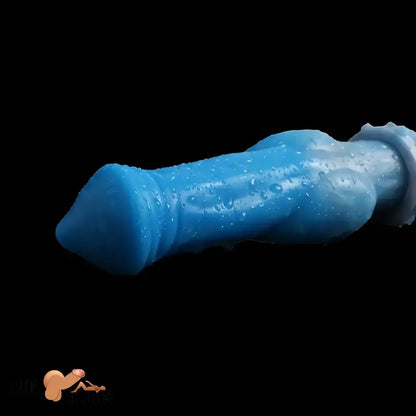 12.2in Silicone Double Ended Knot Dog Big Soft Dildo For Lesbian Indoor
