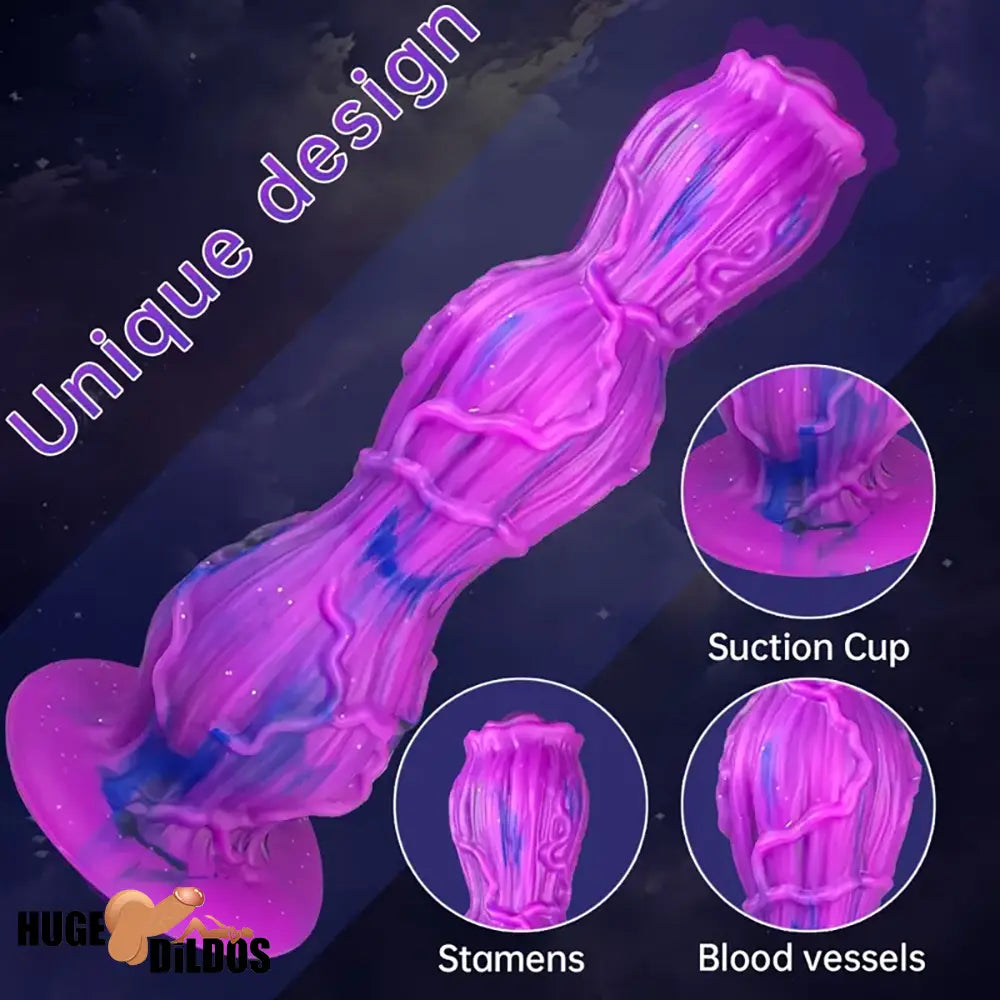 9.25in Fantasy Silicone Soft Big Dildo Women Vagina G Spot Masturbator