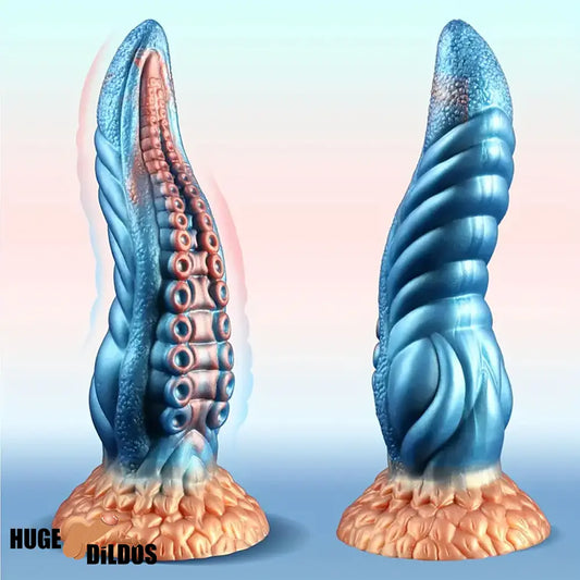 9.4in Silicone Octopus Tentacle Fantasy Thick Big Soft Dildo For Sex Toy