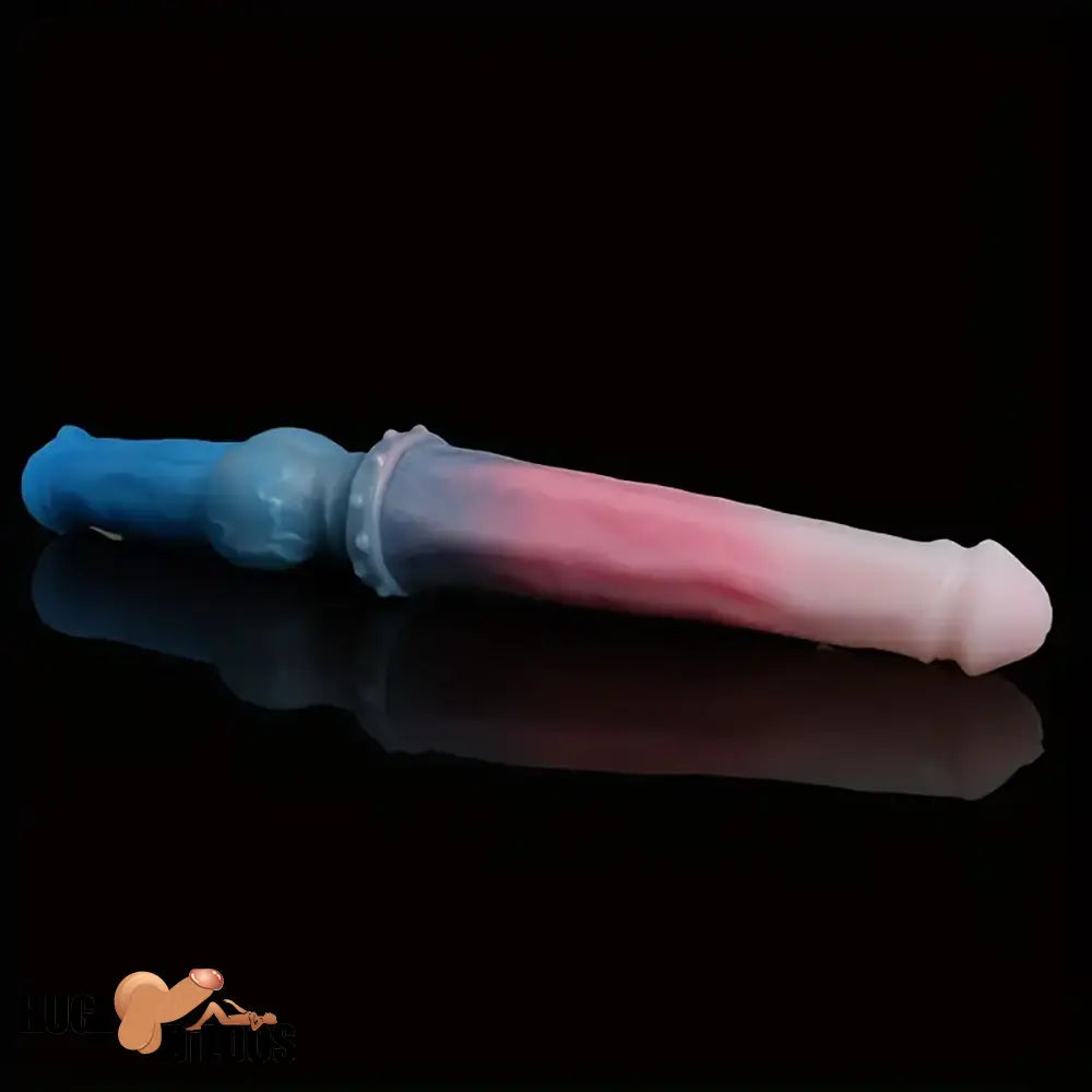 15.7in Long Large Double Sided Liquid Silicone Dog Horse G Spot Penis Dildo