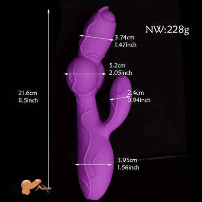 8.5in Silicone Soft Big Dildo For Women Men G-Spot Vaginal Indoor Sex Toy