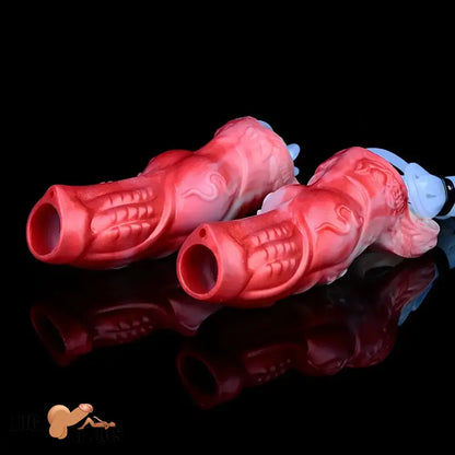 4.8in 5.59in Soft Liquid Silicone Monster Dildo Sleeve For Delay Time