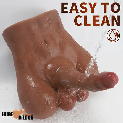 6.81in Silicone Realistic Dildo With Male Sex Torso Dildo For Hands-Free Sex