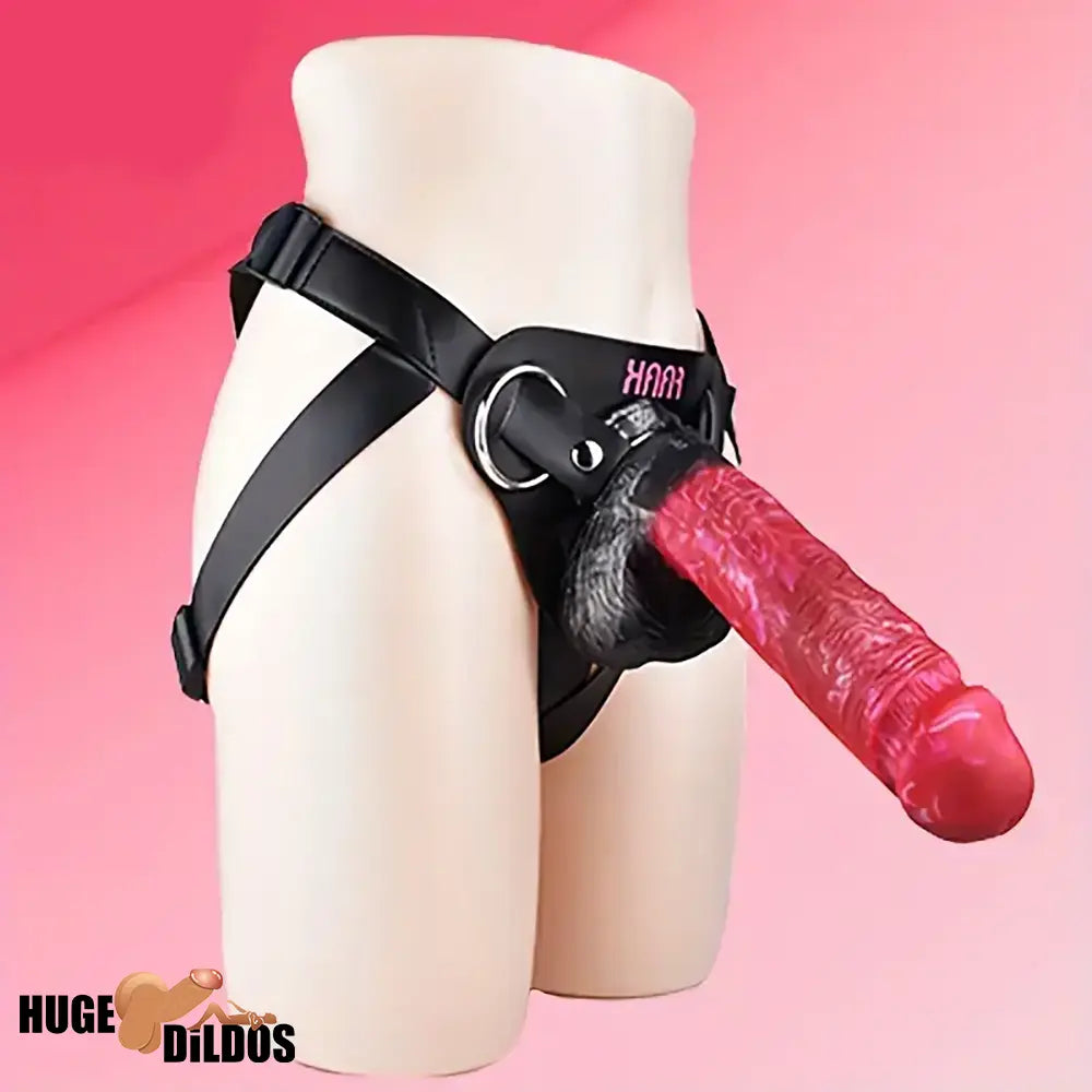 10.01in Silicone Soft Big Strap On Wearable Durable Dildo For Women