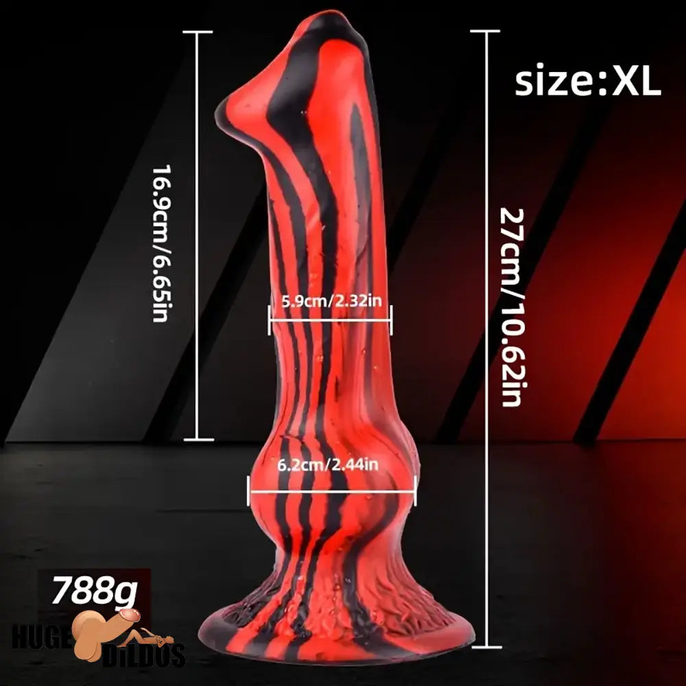 7.24in 7.51in 9.84in 10.62in 12.99in Animal Dog Useful Silicone Soft Knot Dildo