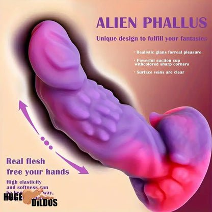 5.9in Silicone Female Fantasy Monster Dildo For Ultimate Pleasure Indoor