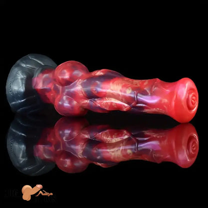 9.57in Animal Big Dog Silicone Soft G Spot Dildo With Strong Suction Base