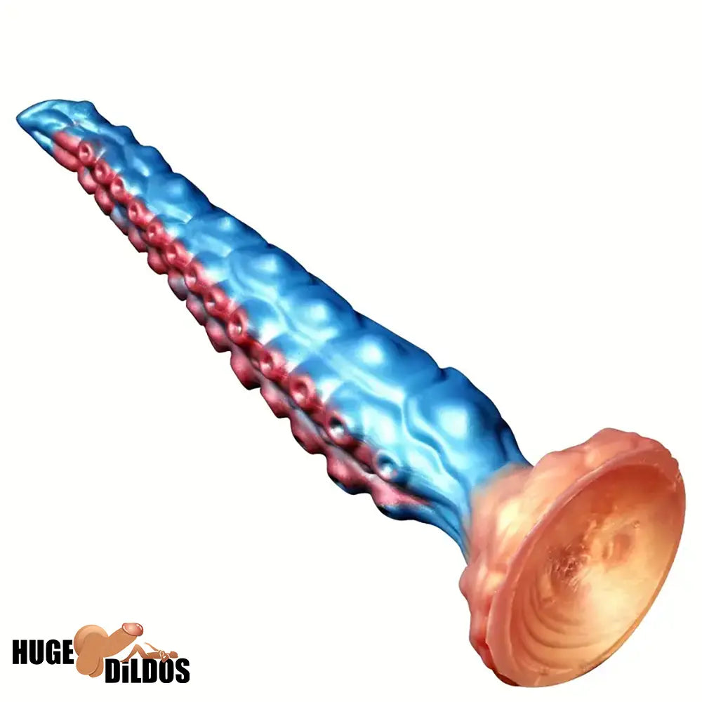 13.7in Big Long Real Tentacle Silicone Soft Dildo Penis Vaginal Expander