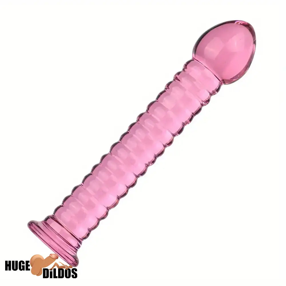 7.09in 7.28in 7.48in Clear Unisex Glass Crystal Dildo For G Spot Sex Cock