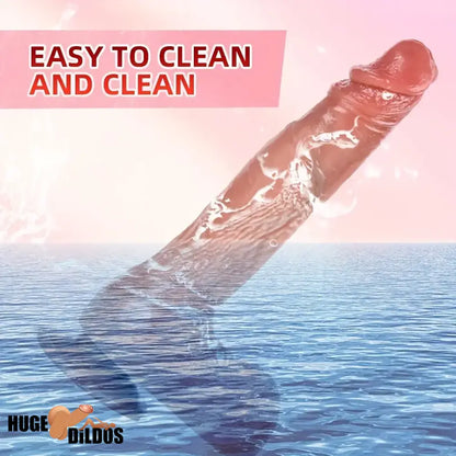 10.43in Soft Big Real Looking Silicone G Spot Skin-Feel Texture Cock Dildo
