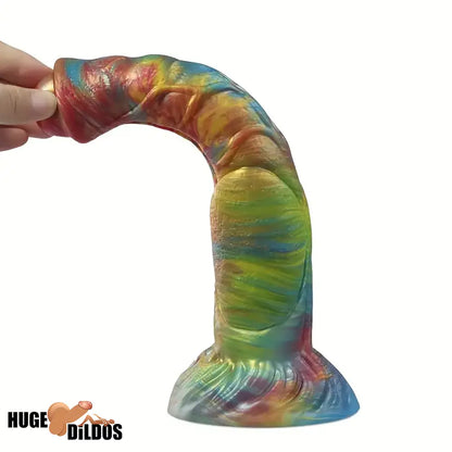 9.4in Silicone Soft Big Animal Horse Cock Dildo For G-spot Anal Stimulator