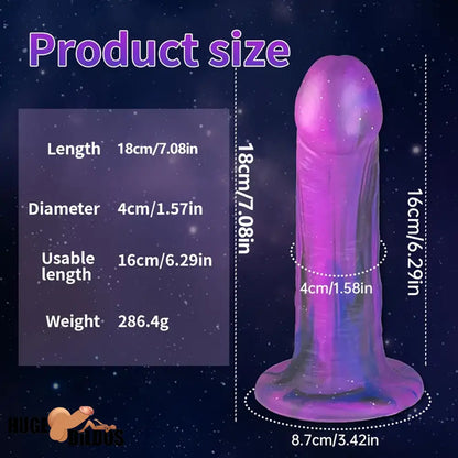 7.08in Silicone No Eggs Soft Dildo For Female Male Love Pleasure Love