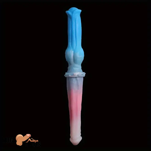 15.7in Long Large Double Sided Liquid Silicone Dog Horse G Spot Penis Dildo