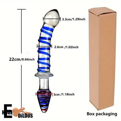 Multiple Options Glass Crystal Dildo For Women Men Couple G-spot Sex