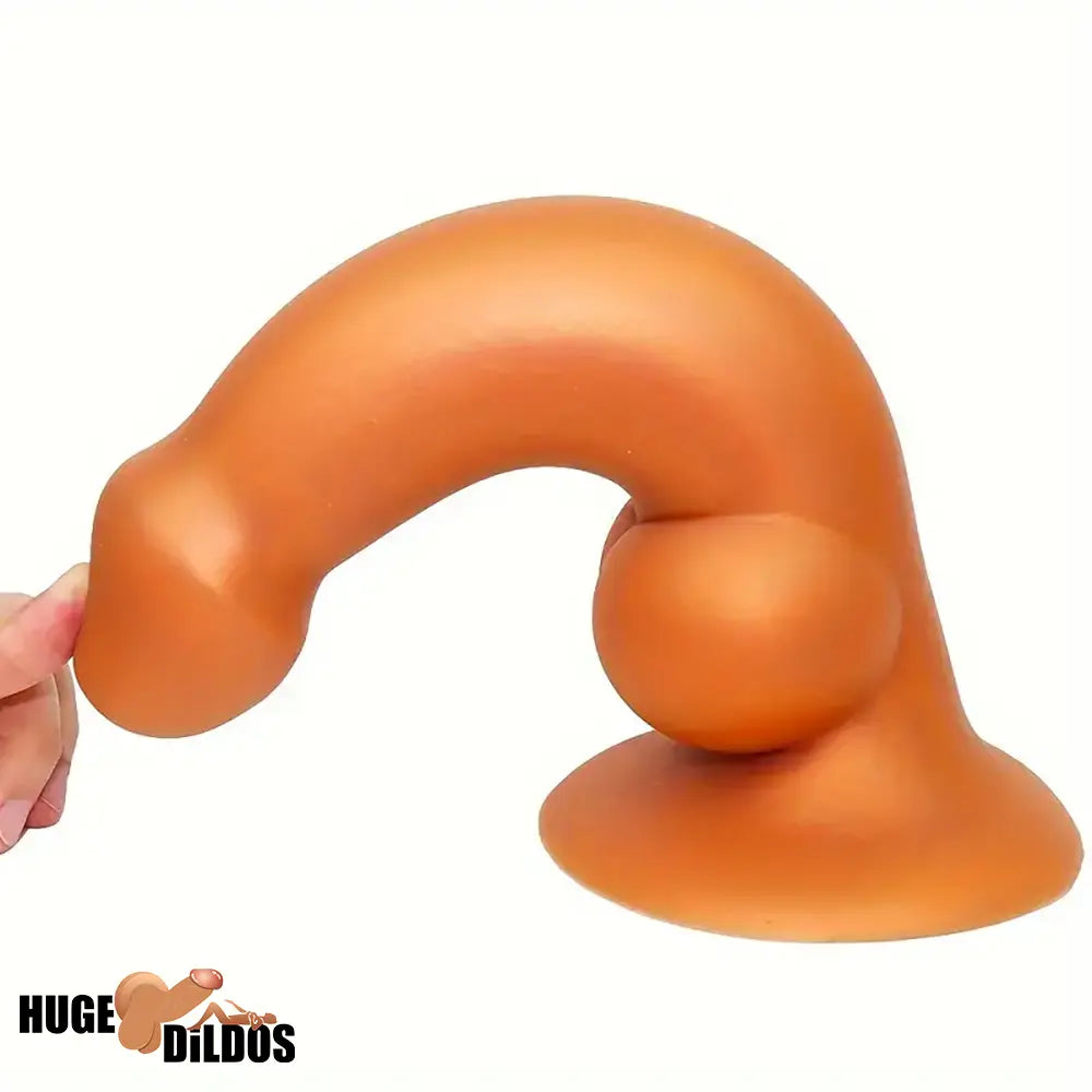 6.88in Lifelike Thick Silicone Soft Dog Cock Dildo For Anal Cock Expansion