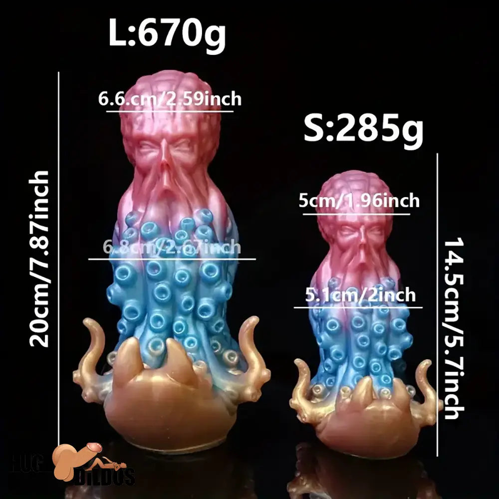 5.7in 7.87in Tentacle Octopus Silicone Soft Dildo For Women G Spot Sex
