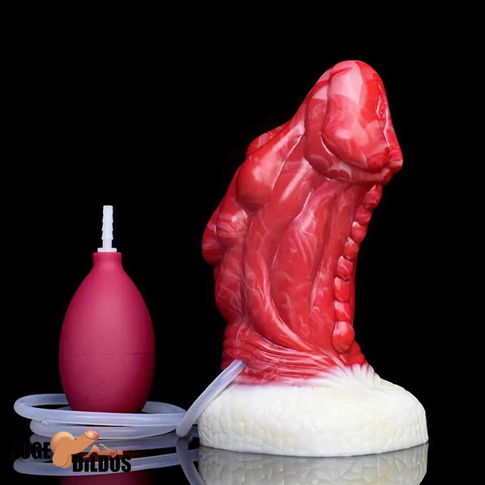 6.5in Fantasy Monster Silicone Soft Dragon Ejaculating Women Male Dildo