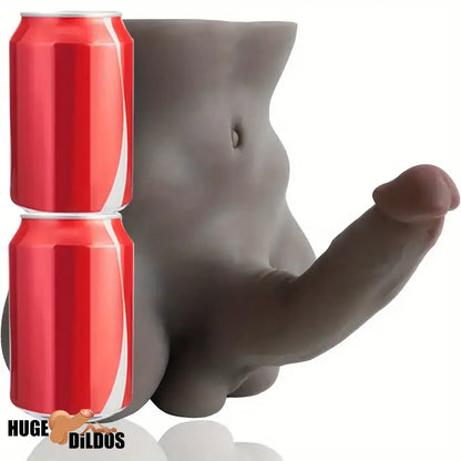 7in Lifelike Silicone Flexible Dildo With Sex Torso Female Sex Toy Orgasm