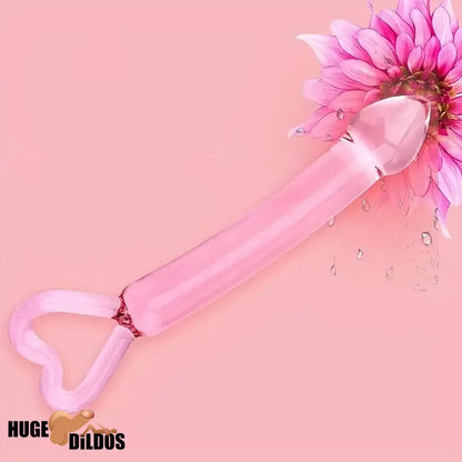 7.87in Clear Premium Unisex Glass Crystal Durable Dildo For Female Male
