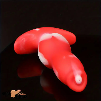 5.98in 7.55in 8.66in Fantasy Monster Silicone Soft Animal Dog Knotted Dildo