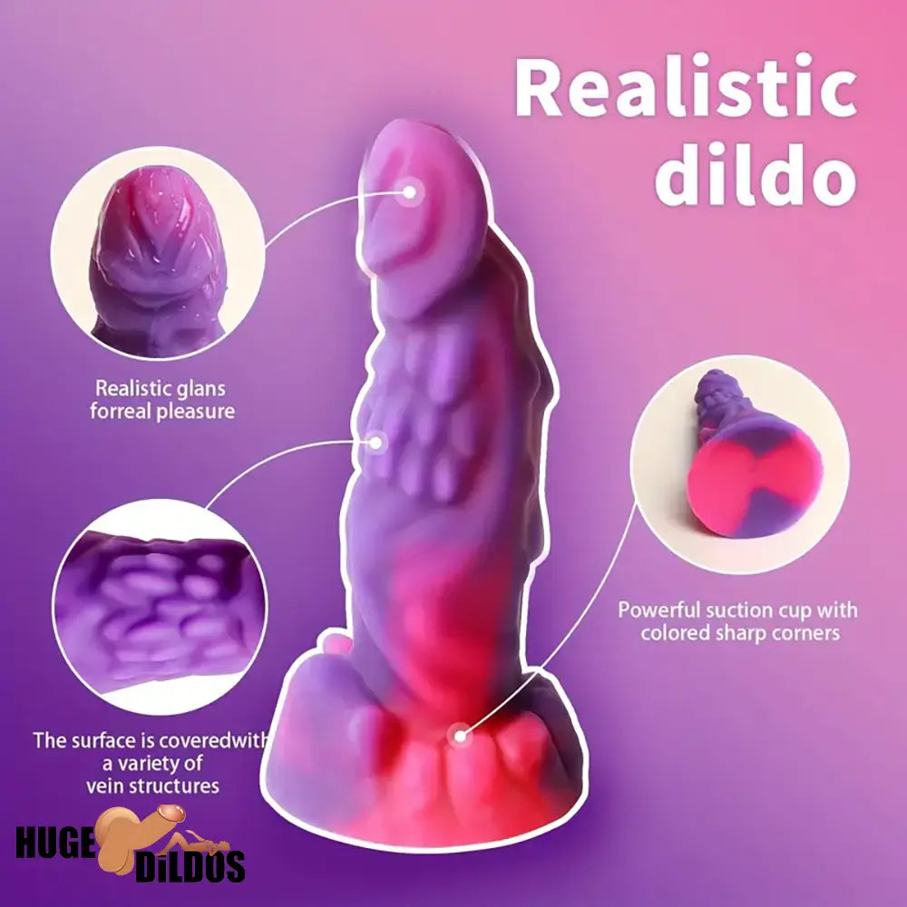 5.9in Silicone Female Fantasy Monster Dildo For Ultimate Pleasure Indoor