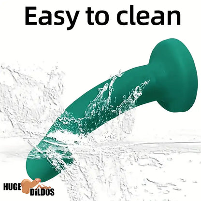 6.49in Real Lifelike Silicone Soft Dildo For Anus Vaginal Stimulation Cock
