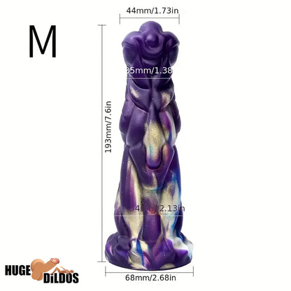 6.1in 7.6in 8.78in Silicone Soft Dragon Monster Dildo For Clit Anal Sex Toy