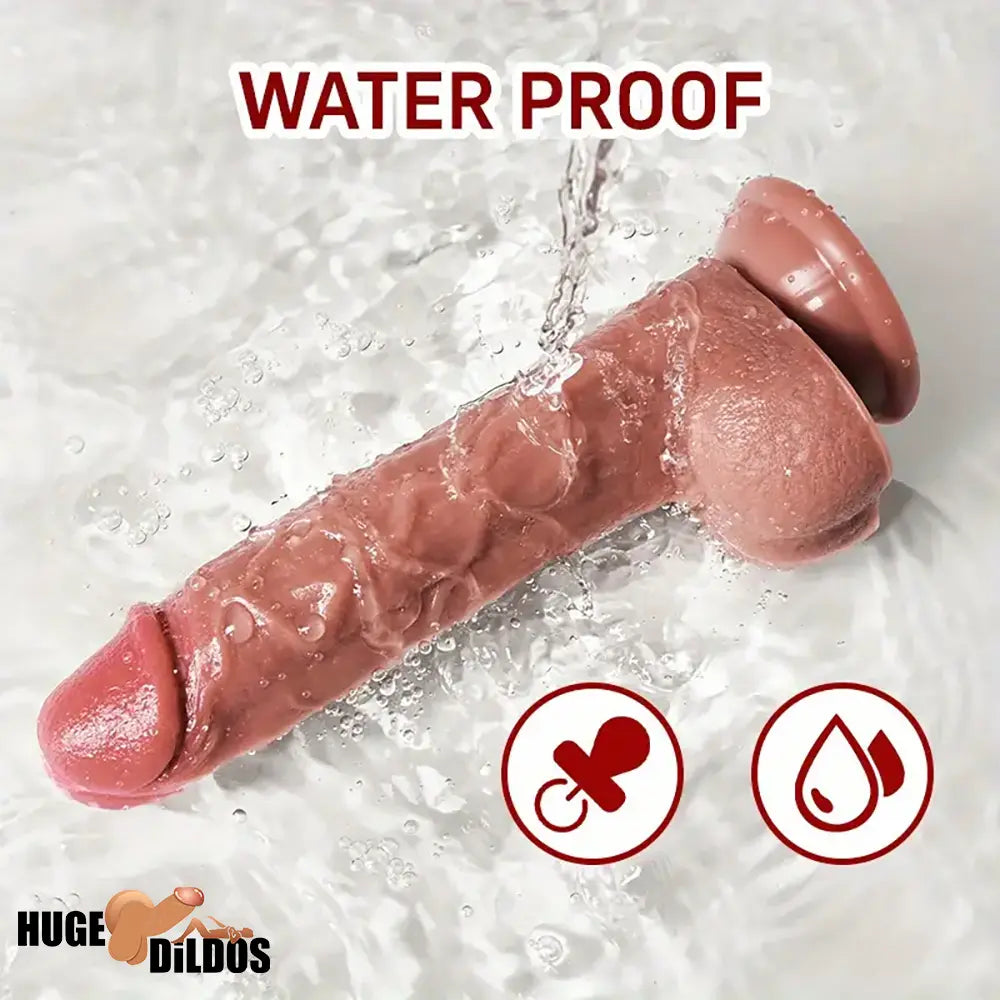 7.48in Realistic Silicone Soft Dildo For Female Male Love Pleasure Orgasm