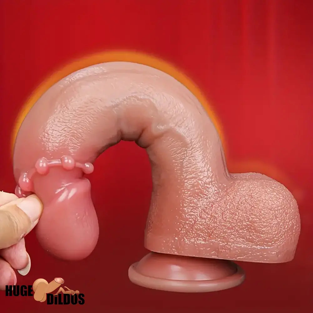 8.9in Realistic Large Silicone Soft Anal Dildo For G-Spot Stimulation Cock