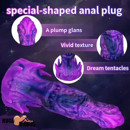 9.84in Big Fantasy Monster Silicone Soft Dildo For Prostate Vaginal Play